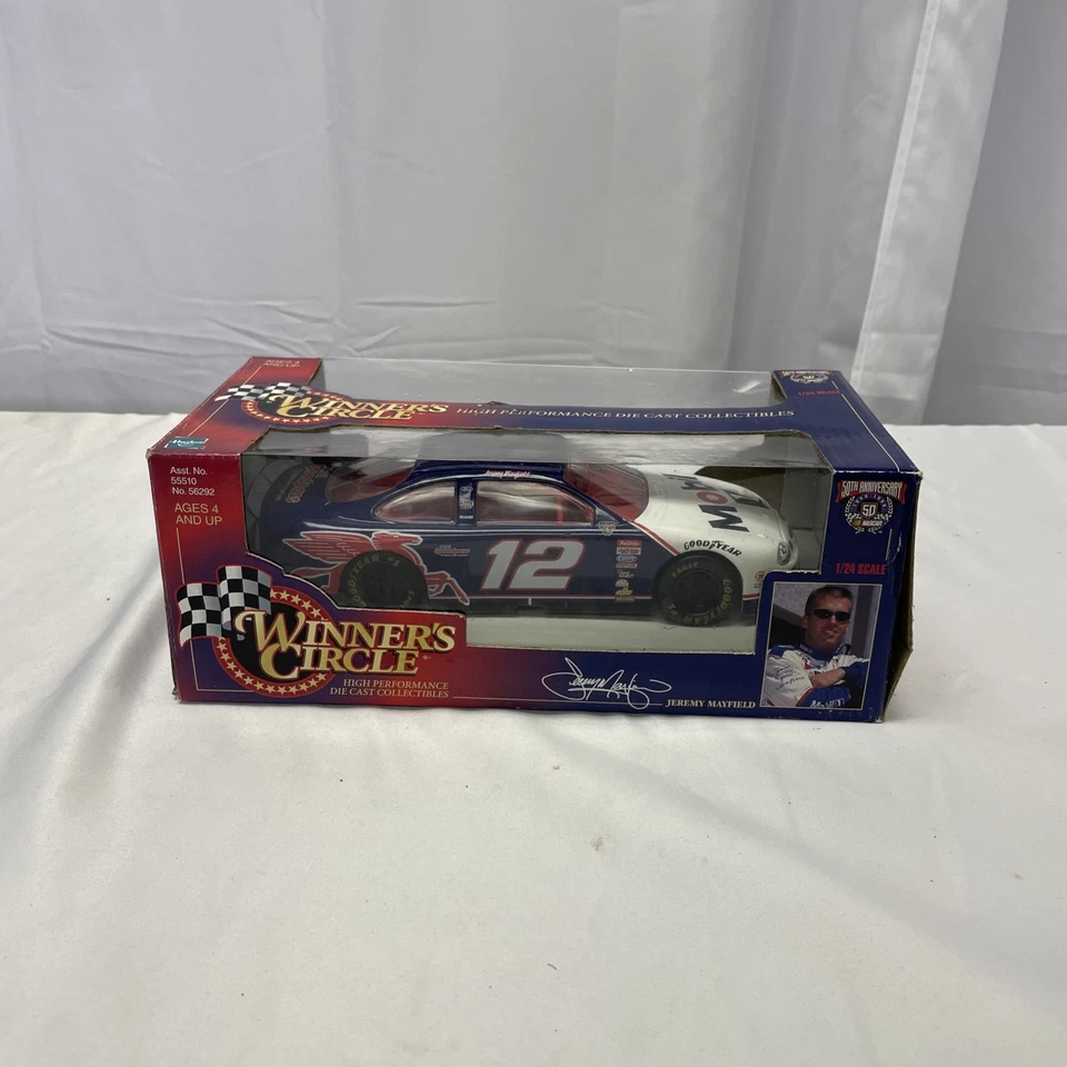 1998 NASCAR Winners Circle 1:24 Scale Diecast #12 Jeremy Mayfield, See Pics! - Image 3 of 4