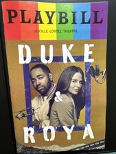 Duke & Roya June 2025 Pride Playbill, Jay Ellis & Stephanie Nur