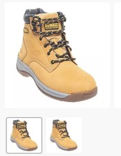 DEWALT BOLSTER HONEY SIZE 10 SAFETY BOOTS BRAND NEW