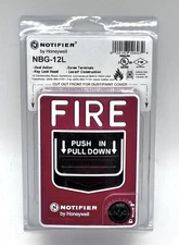 Notifier Honeywell NBG-12L Fire Alarm Pull Station Dual Action Key Reset NEW