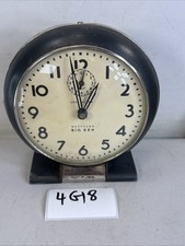 Clock Westclox Big Ben Wind Up Loud Alarm Art Deco 4G18
