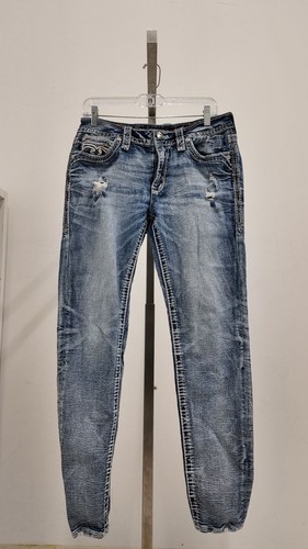 Rock Revival Distressed Alternative Skinny Jeans - Size 31