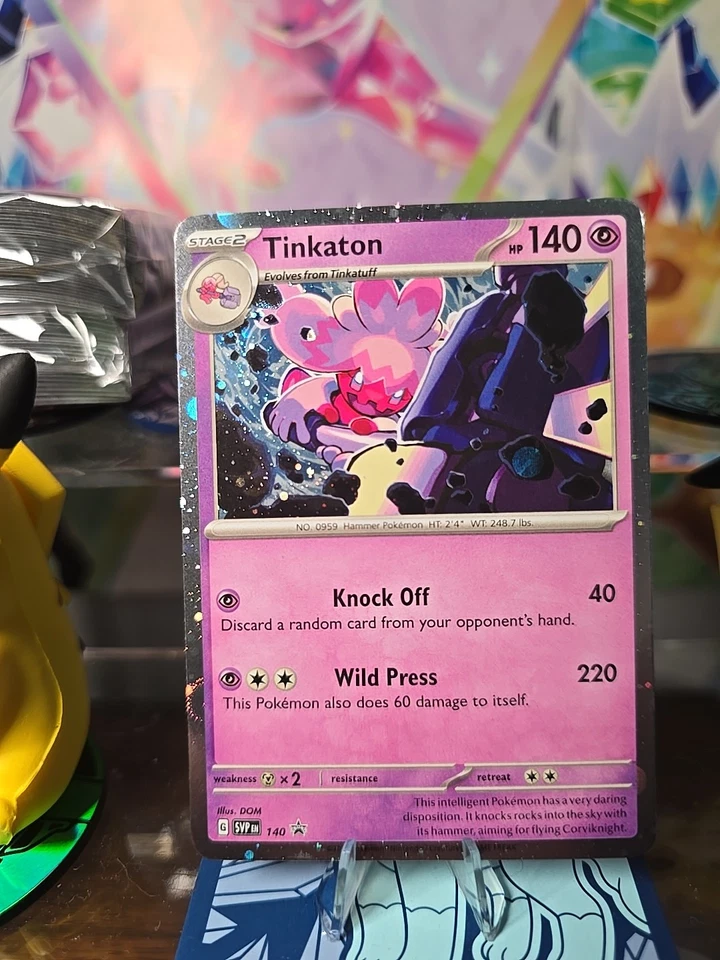 Tinkaton - 140 (Cosmo Holo) 140 Sv: Scarlet & Violet Promo Cards Holo - Image 3 of 4