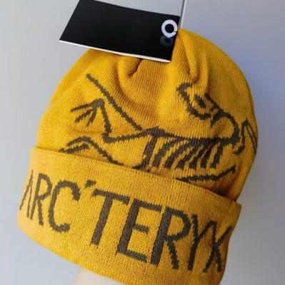 New Arc'teryx Bird Head Knitted Toque Beanie – Yellow Merino Wool