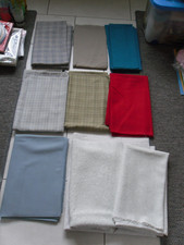 8x Stoffpaket Stoffreste verschieden Farben verschiedene Stoffe Nähen (4) TOP