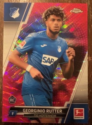 2021-22 Chrome Bundesliga Magenta Wave Refractor /399 Georginio Rutter Rookie RC