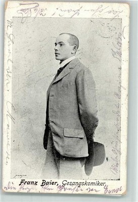 10672435 - Franz Baier Vocal Comedian Variety Circus 1903 Wear