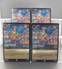 Disney Lorcana Prince Naveen - Bundled Up 173/204 Winterspell C Foil 4 Cards
