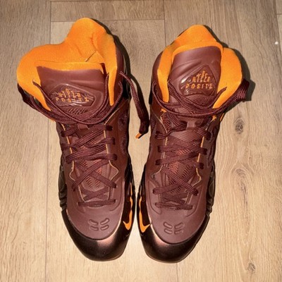 Nike Air Max Hyperposite Men s Basketball High Top Lace-Up Sneakers Burgundy