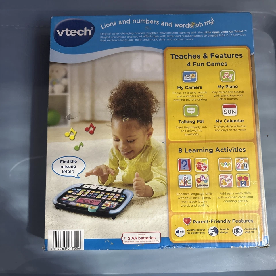 Vtech Little Apps Light Up Tablet For Toddlers 2-5 Years Old - Image 2 of 3