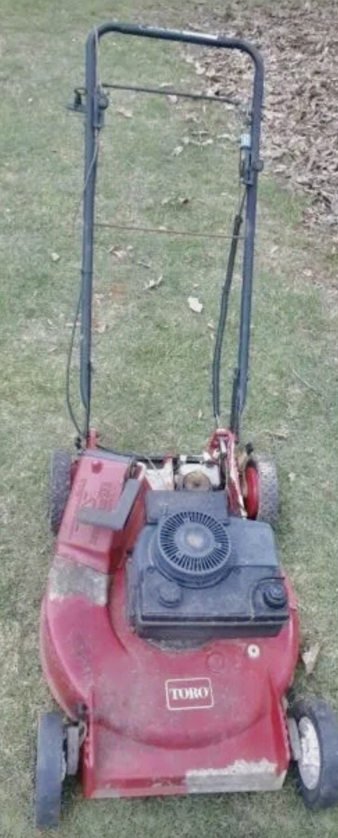 Vintage Toro Aluminum Lawnmower Complete Engine Runs With
