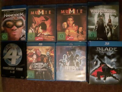 Fantasy/Superhelden Pack 11 Filme auf Blu-Ray NEU, Blade, Hellboy, Fantastic 4