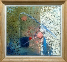 Paul VerBurg Just Around the Bend Signed Contemporary Oil on Panel Framed