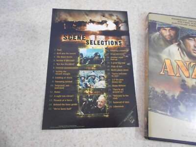 Anzio DVD OOP 1968 Robert Mitchum Peter Falk w Index card | eBay