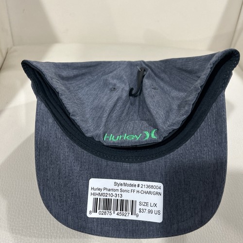 Hurley Phantom Sonic FF Gray L/XL Very Nice Hat - Picture 3 of 5