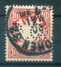 Bavaria Firmenlochung Perfin -u.r.o. On 56 (80728