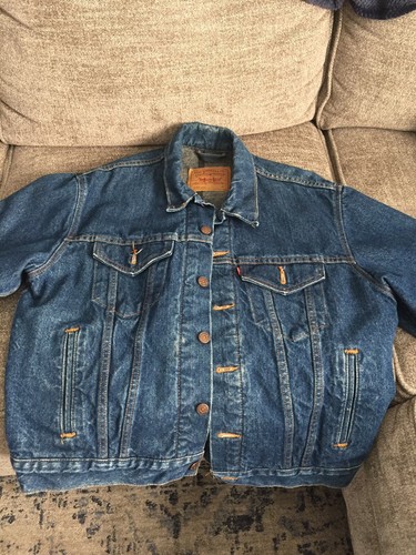 Levis Blanket Lined Denim Jacket #70506 