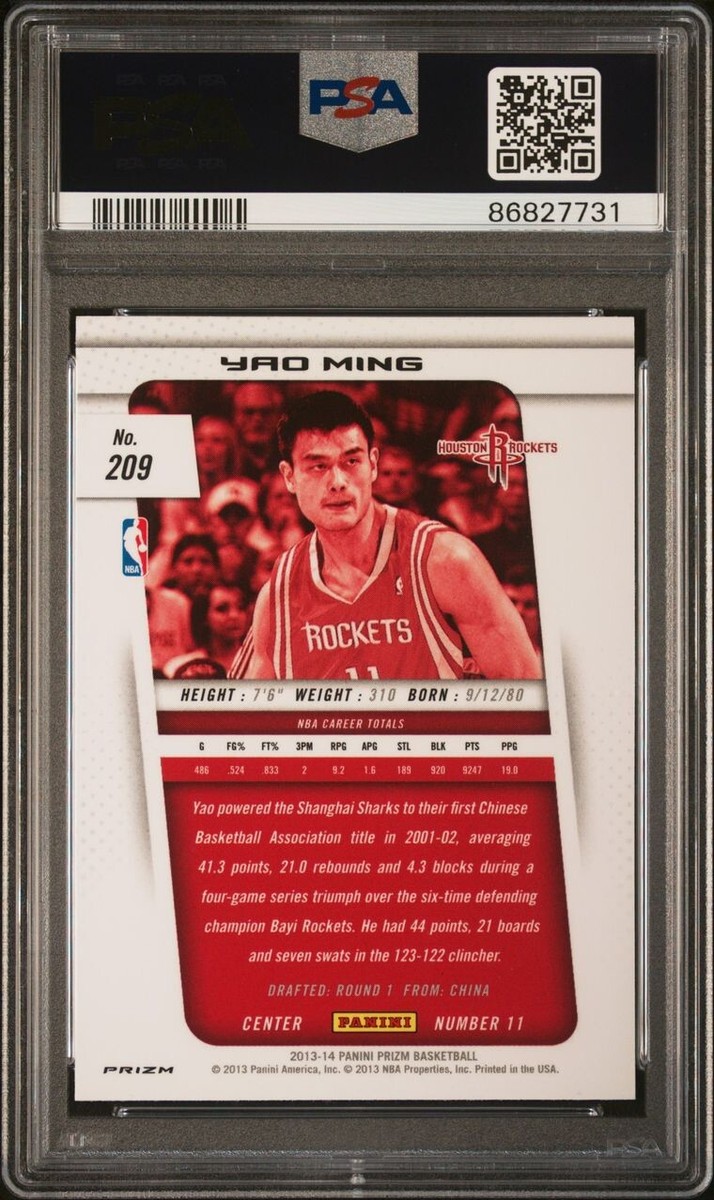 NBA カード ヤオ・ミン Prizm Silver 2023-24 Panini Prizm Yao Ming Silver Prizm Houston Rockets