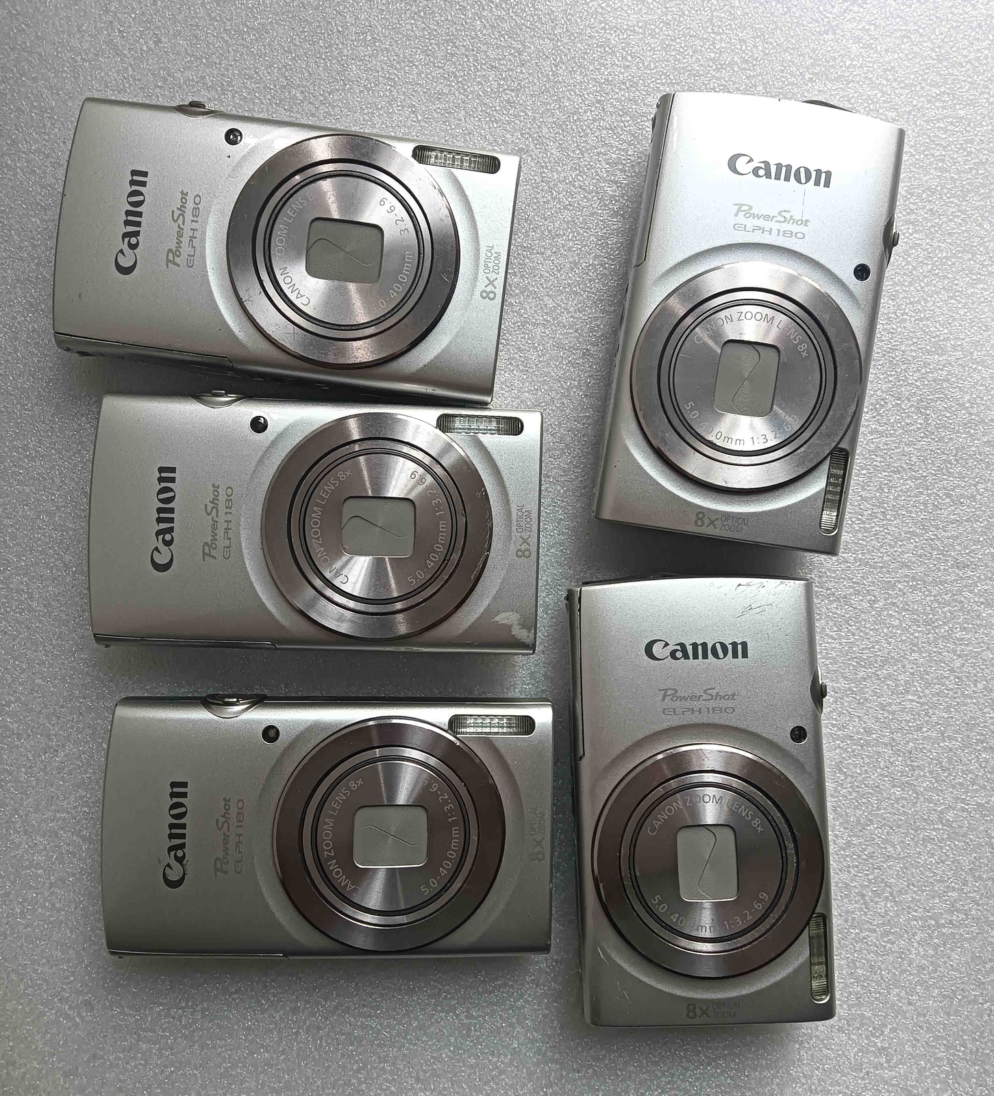 Canon PowerShot ELPH 180 20MP Digital Camera Silver eBay