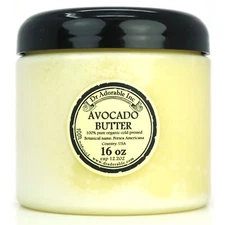 Pure Avocado Butter Organic Cold Pressed 2 oz 4 oz 8 oz up to 12 Lb Free S/H