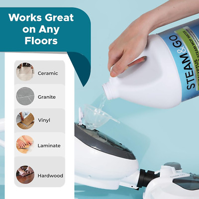 Demineralized Water - Multi-Surface Cleaning Solution for Steam Mop, Ready-To...