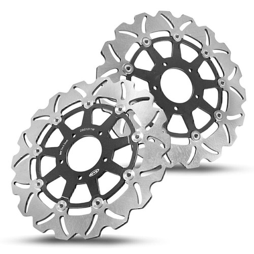 Front Brake Disc Rotors Fit KAWASAKI KLV 1000 SUZUKI DL650 DL1000 SV1000 V-STORM - Picture 4 of 11