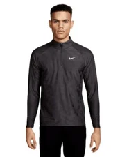 Nike Tour Men's Dri-FIT ADV 1/2-Zip Golf Top, Grey, XL