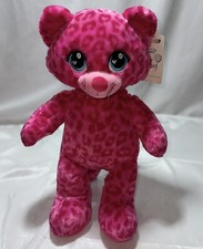 Build A Bear Leopard Pink Sweet Scent 16" Plush Cat Cheetah 2016 Tags Retired