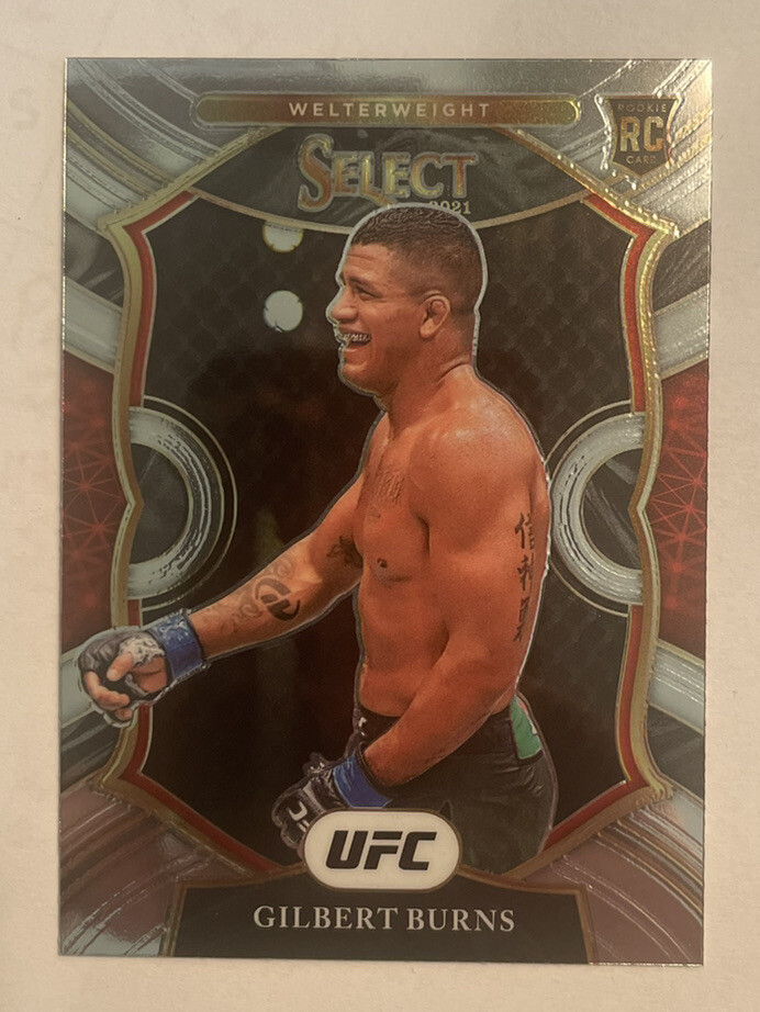2021 Select UFC Gilbert Burns Concourse Rookie Card #34