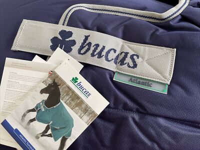 Bucas Atlantic Heavy 400g Waterproof 1000D Horse Turnout Blanket - 84'' NAVY