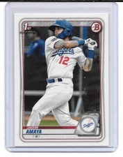 2020 Bowman Paper Prospects Baseball #BP3 Jacob Amaya RC (Dodgers)