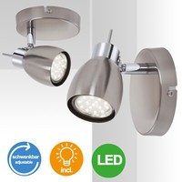 Wandstrahler Led 1Flg Wandlampe Wand Leselampe Deckenspot Wandspot Schwenkbar