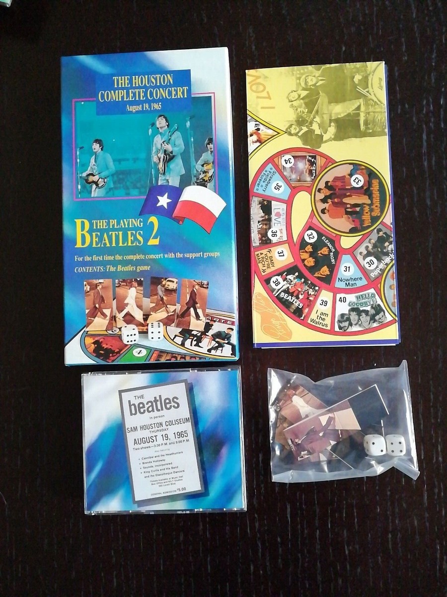 Beatles The Playing Beatles 2 Houston Complete Concert CD And Game 