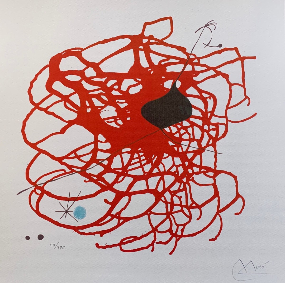 Joan Miro BEATS Facsimile Signed Limited Edition Giclee Art 16