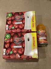 5 Air Wick Freshmatic Automatic Spray Air Freshener Apple Crumb & Pumpkin Spice