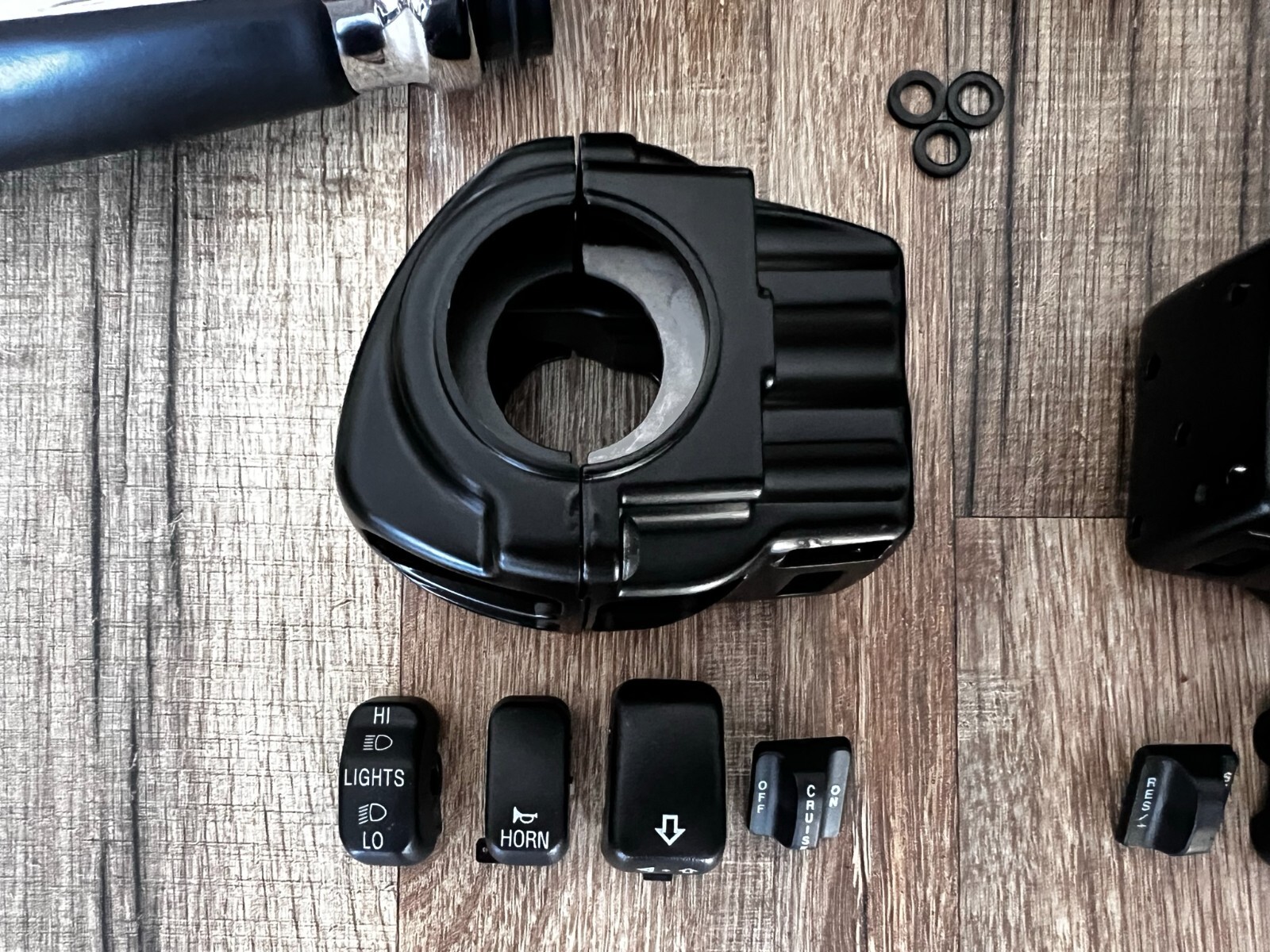 Commandes de guidon Harley Davidson RK 2012 commodos de rechange moto custom - 3