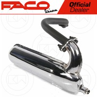 Faco Siluro Auspuff Chrom FüR Vespa 125 Primavera - ET3