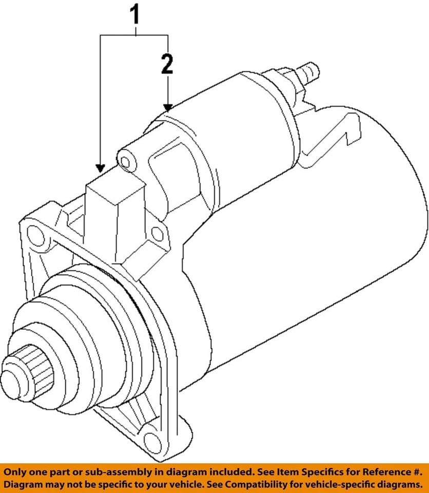 Motor de arranque usado se adapta a: Volkswagen Passat 2012 2,0 L AT grado A Foto 3 de 4