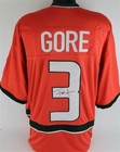 Frank Gore Signed Miami Hurricanes Jersey (JSA COA) 5×Pro Bowl Running Back — photo 1