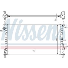 Radiateur Ford TOURNEO