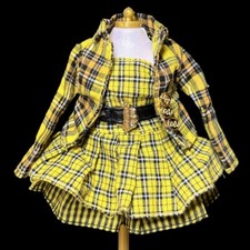 Rainbow High Series 3 Sheryl Meyer Doll Outfit Yellow Plaid Dress Jacket Belt