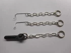 Vintage GI Joe 5 Star Jeep   - Replacement complete trailer Chain Set