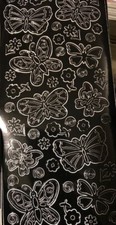 Outline Sticker - Various Butterflies - 1.4763 bk/bk