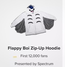 Brand New Tampa Bay Rays Flappy Boi Zip-Up Hoodie SGA 8/9/2024 In Bag XL