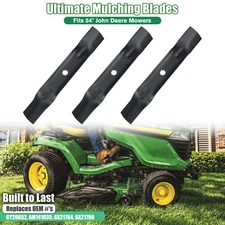 3 Pack Lawn Mower Blades for 60" John Deere Lawn Mowers Replacement parts NEW