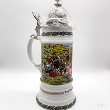 Dr. Merkle Atelier Sammelkrug limitierte Auflage nach Motiven von Defregger 33cm