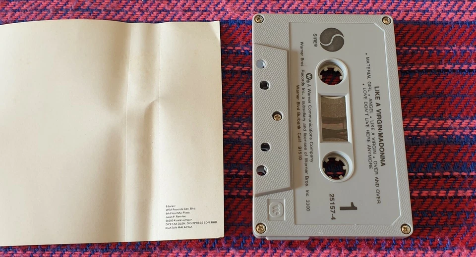 Madonna ~ Like A Virgin ( Malaysia Press ) Cassette - Image 4 of 4