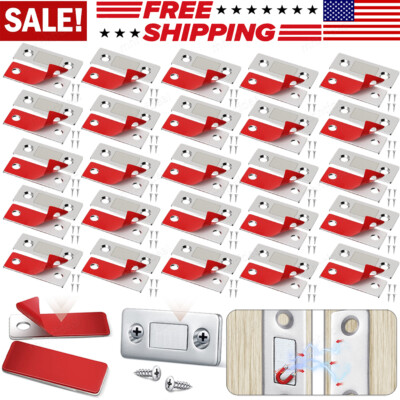 LOT Strong Magnetic Door Closer Cabinet Catch Latch Cupboard Ultra Thin Closures