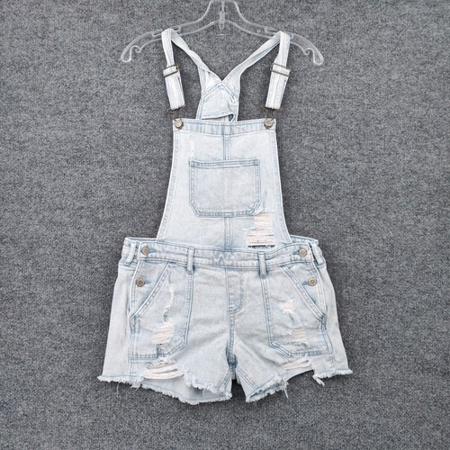 Hollister Shortalls Women S Small Blue 
