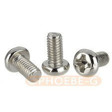 M3 x 6mm Phillips Pan Head Screws for 2.5" HDD SSD DVD-ROM Motherboard